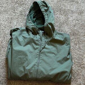 REI Men's Olive Windbreaker Jacket